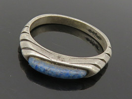 Carolyn Pollack Relios 925 Silver - Vintage Lapis Lazuli Ring Sz 6 - RG16012 - £54.14 GBP