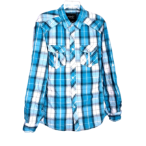 Chalc Men&#39;s Western Button Up Shirt Size Large - $15.65