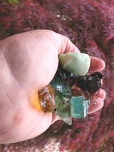 Lady Nellie Natural Rainbow Andara love calmness healing Crystals Monatomic  - $25.00+