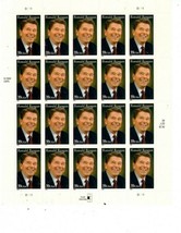 Sheet x of 20 - 40th President RONALD REAGAN 39¢ US USA Stamps. Sc 4078 - £15.50 GBP