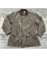 VTG Carhartt Jacket Mens 2XL Brown Work Rancher Chore Barn Coat USA 90&#39;s - £51.60 GBP