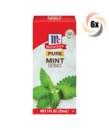 6x Packs McCormick Pure Mint Flavor Extract | 1oz | Non Gmo Gluten Free - $42.29