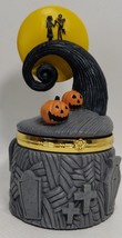 Disney The Nightmare Before Christmas Jack and Sally Hinged Lid Jewelry Box - $656.60 MXN