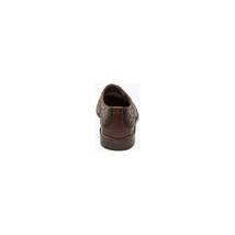 Stacy Adams Gennaro Wingtip Oxford Ostrich Print Leather Cognac 25537-221 image 8