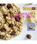 Awesome Oat Cookies 20g Whey Protein Cookies, 12 LG Size Chocolate, Fresh Baked - $48.99