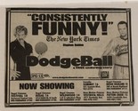 Dodgeball Vintage Movie Print Ad Ben Stiller Vince Vaughn TPA10 - £4.66 GBP