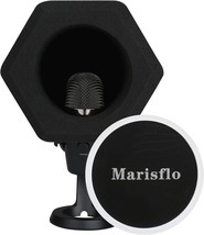 Professional Microphone Isolation Ball With 2-Layered Pop Filter, High Density - £36.07 GBP