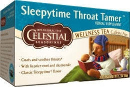 Celestial Seasonings Sleepytime Throat Tamer Wellness Tea (6 Boxes) - £21.86 GBP