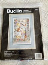 Bucilla Counted Cross Stitch Kit Celebration of Music Nancy Rossi Design 40512 - £18.71 GBP