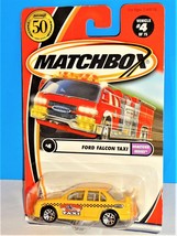 Matchbox 2002 Hometown Heroes Series #4 Ford Falcon Taxi Roy Roo&#39;s w/ 50th Logo - £4.75 GBP