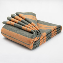 Soft &amp; Warm Striped Alpaca Wool Blanket Queen Bed Sofa Throw Tiger Stripes - £63.25 GBP