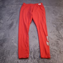 Nike Pants Women Medium Red Casual Outdoor Preppy Elastic Waist Sequined... - $18.47