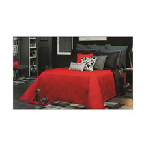 Reversible Quilted Bedspread Set   Red &amp; Black Queen &amp; King Size Light Q... - $50.80+