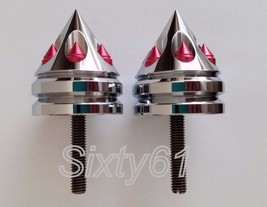 GSXR 1000 Bar Ends Suzuki Chrome Red 2001-2012 2013 2014 2015 2016 2017 ... - $15.00