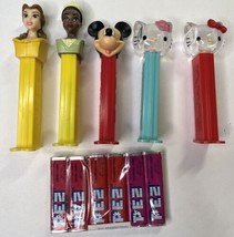 PEZ Dispensers Hello Kitty, Mickey, Disney Princess &amp; Candy - £5.40 GBP