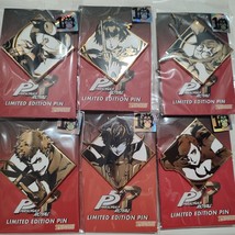 Persona 5 Phantom Thieves Enamel Pins Set Of 6 Official Atlus Collectibles - £53.06 GBP