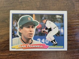 1988 Topps Big #8 Alan Trammell - Detroit Tigers - MLB - Fresh Pull - £1.84 GBP