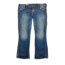 Vtg Y2K Silver Jeans Frances 18&quot; Bootcut Women&#39;s 40x31 Low Rise, Flare Leg Retro - £21.71 GBP