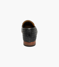Stacy Adams Winden Moc Toe Perf Slip On Shoes oversized Black 25645-001 image 2