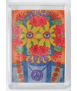 Flower Child Wedding Mask Print Refrigerator Magnet 2.5 x 3.5 Direct fro... - £4.71 GBP