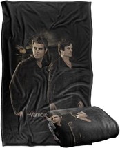 Vampire Diaries Brothers Silky Touch Super Soft Throw Blanket 36&quot; X 58&quot;,Brothers - £38.86 GBP