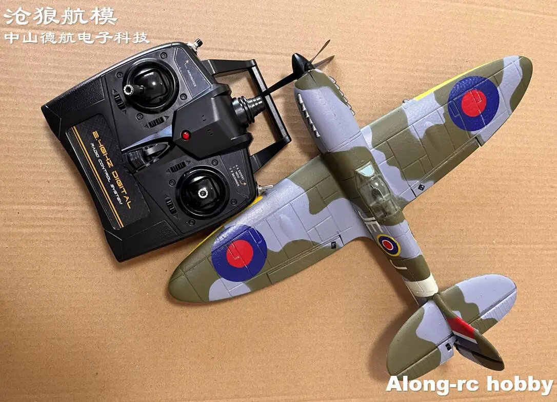 Olantex rc 761 12 spitfire fighter 400mm wing span 2 4g remote control aircraft rtf one thumb200