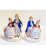 Vintage Pair of Colonial Figurines Japan Red Mark Circa 1950s - £11.88 GBP