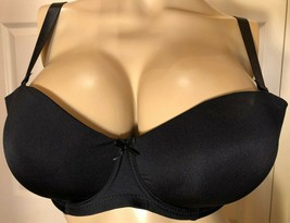 Ellen Tracy Style 40DD Black 40 Dd Lined Underwire Seamless Bra - £3.95 GBP