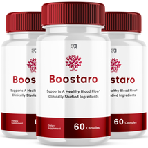 (3 Pack) Boostaro, Boostaroo Male Virility Blood Flow Supplement (180 Capsules) - £54.50 GBP