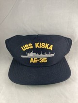 USS KISKA AE-35 BASEBALL CAP HAT FREE SHIPPING M-LG MILITARY Adjustable - $19.75