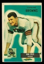 Vintage Football Card 1955 Bowman #159 Don Colo Cleveland Browns Tackle - £8.57 GBP