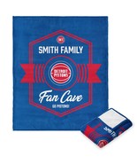 NBA Detroit Pistons Dominion Personalized Silk Touch Throw Blanket 50X60... - €51,27 EUR