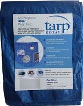 Kotap 20 Foot X 40 Foot All Purpose Poly Blue Tarp Brand New In Package - £31.96 GBP