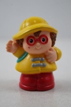 FISHER PRICE LITTLE PEOPLE Maggie with Backpack &amp; Waving - $2.47