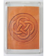 Celtic Knot Hand Tooled Leather Print Refrigerator Magnet 2.5 x 3.5 from... - £4.71 GBP