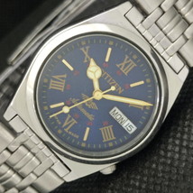 Genuine Vintage Citizen Automatic 8200 Japan Mens D/D Blue Watch 608j-a317054-6 - £20.44 GBP