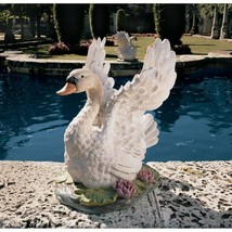 Swan Sculpture Statue life-size for Home or Garden - £173.30 GBP