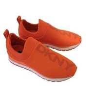 DKNY Jadyn Womens Sneaker Shoes Orange Size 6.5 Athletic Round Toe Slip On - £19.71 GBP
