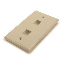 Wall Plate: Keystone 2 Hole - White - £11.16 GBP