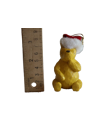 Disney Winnie the Pooh Santa Hat Christmas Ornament MCF Midwest 3.1&quot; Paw... - $10.45