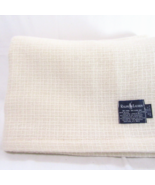 Ralph Lauren Cream Wool 90 x 90 Queen Bed Blanket - RARE - $450.00