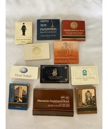 LOT of 11: Vintage Hotel Matchbooks – Still-Operating Luxury Hotels - $29.44