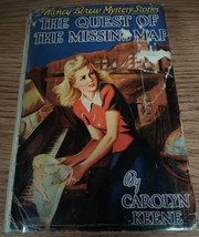 Nancy Drew Quest of the Missing Map  1st Print! 1942A-1 #19 hcdj Carolyn... - £29.88 GBP