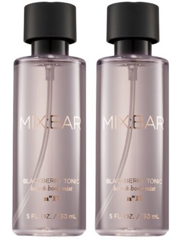 Mix Bar Blackberry Tonic Hair & Body Mist No 17 5oz ea NWOB Free Ship! 2-Pack