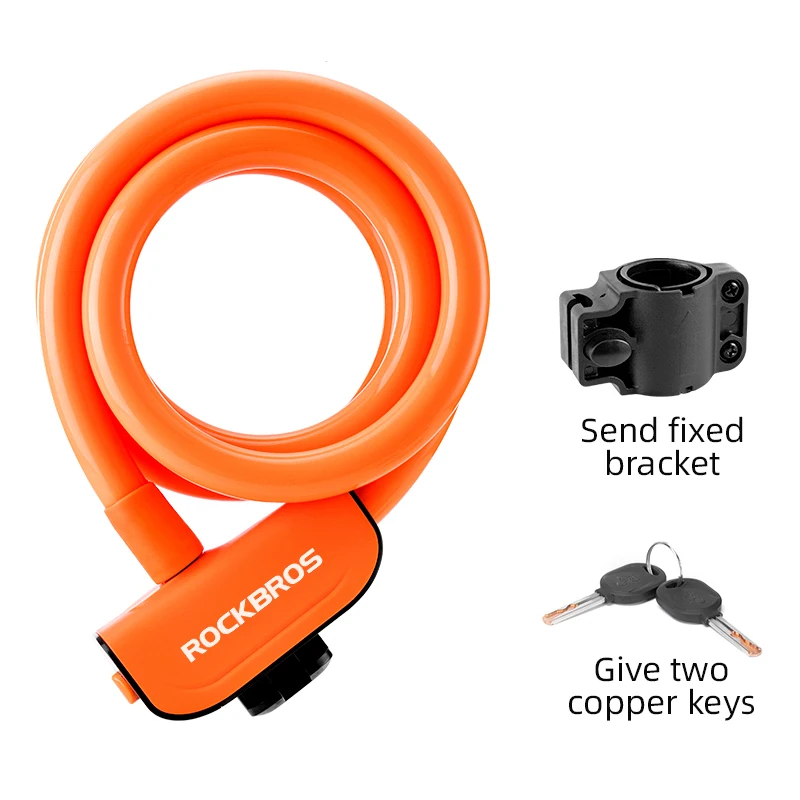 BROS Bicycle Lock MTB Road Cycling Portable Safety Anti-theft Cable Lock For Ele - £112.57 GBP