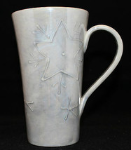 Starbucks Coffee Ciao Italya Tall Silver Star CoffeeTea Mug Cup Handmade - £21.48 GBP