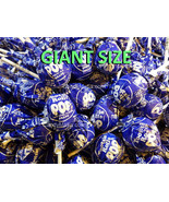 Giant Tootsie Pops Grape 42 pops Giant Grape Tootsie pop lollipop candy ... - $353.78 MXN