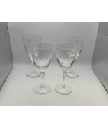 Set of 4 Atlantis Crystal CATHAY Wine Glasses - $179.99