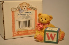 Bear with ABC &quot;W&quot; Block - 158488W - $10.52