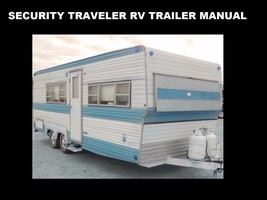 SECURITY TRAVELER CAMPER TRAILER MANUALs 255pg w/ RV Appliance Service &amp;... - $23.99